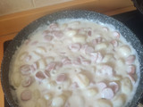Ñoquis a la carbonara