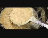 A picture of step 4 of Kesar Rose Kalakand using Alum powder.