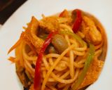 A picture of step 4 of Chowmein.