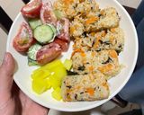 Hình bước làm 3 của món Cơm nắm chay thơm ngon 🤤
