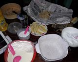 Hình bước làm 1 của món Kem chuối