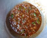 A picture of step 5 of Chilli Eggs.