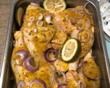 Foto del paso 1 de la receta: Pollo al horno con papas y salsa agridulce