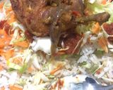 A picture of step 5 of Rice and stew with pepper chicken.