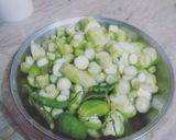A picture of step 1 of Torai Baingan ki sabzi.