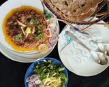 A picture of step 4 of Dum ka qeema.