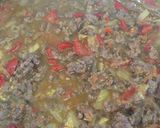 Foto del paso 6 de la receta Nido crujiente de fideo chino con ternera agridulce