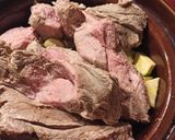 A picture of step 2 of Beef with Vegetables in the Slow Cooker!.