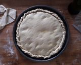 A picture of step 9 of Calzone Barese.