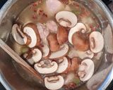 A picture of step 4 of Ginger chicken soup 🐣.
