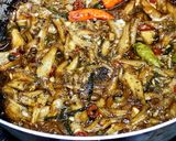 Hình bước làm 7 của món Cá cơm kho tiêu