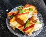 A picture of step 4 of Veg malai cheese sandwich.