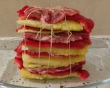 Foto del paso 14 de la receta: Filetes de cerdo con piña, pimientos y puré de patatas