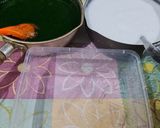 Foto langkah ke 2 dari resep Puding marble santan pandan.
