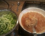 A picture of step 7 of French onion zoodle bake.