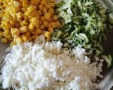 A picture of step 1 of Bread corn katori.