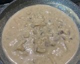 A picture of step 5 of Pasta with Eggplant Cream and Crispy Guanciale.