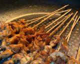 Foto langkah ke 4 dari resep Sate jamur tiram (sate vegan).