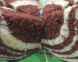 Foto langkah ke 4 dari resep Zebra Cake Putih Telur (Panggang OK Kukus Ok).