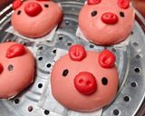 Foto langkah ke 11 dari resep Pao Pig (Isi Selai Strawberry).