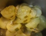 A picture of step 3 of Bread and Butter Pickles 2019.