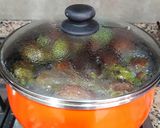 Foto del paso 7 de la receta Berenjenas baby con majado mediterráneo y un toque más