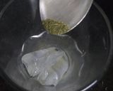 A picture of step 1 of Rose Mojito.