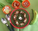 Raw banana peanut kofta in green gravy recipe step 4 photo