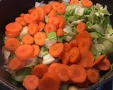 Une image de l'étape 2 de Soupe de chou kale et carottes au citron.