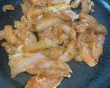 A picture of step 1 of Chicken Fajita wrap.