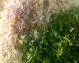 A picture of step 2 of Sattu ki Bati.