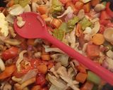 Pas rețetă Mămăliguță cu legume și cotlet...sau de post 1 fotografie
