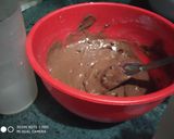 A picture of step 3 of Steamed Choco Idli Cake.