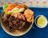 รูปขั้นตอนการทำที่ 6 ของ ข้าวไรซ์เบอรี่หมกไก่🥬🧄🌶️