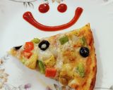 A picture of step 7 of Chicken Tikka Pizza 🍕🍕.