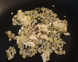 Foto del paso 5 de la receta: Brochetas de ciabatta y mozzarella con ensalada de borlotti