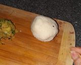 A picture of step 1 of Stuffed Sooji wheels /Rolls.