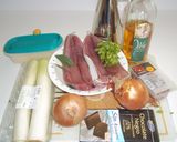Foto del paso 2 de la receta Bonito con jamón y puerros