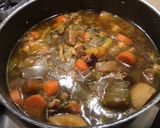 Une image de l'étape 22 de Soupe de légumes au lard et jus d'agneau.