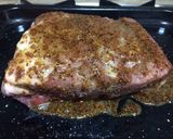 Foto del paso 2 de la receta Aguja de cerdo asada con especias, mostaza y miel