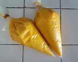 Foto langkah ke 4 dari resep Pumpkin Custard Bun.