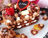 Une image de l'étape 11 de Gâteau croquant coeur chocolat saint Valentin #cuisineravecamour.