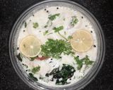 A picture of step 5 of Pakhala bhat.