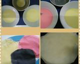 Foto langkah ke 9 dari resep Step by step membuat bento "my melody" tanpa cetakan khusus.