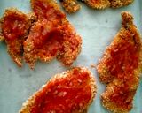 Foto langkah ke 4 dari resep Chicken Parmigiana Ekonomis.