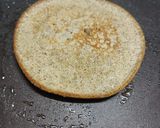 A picture of step 4 of Kuttu pancakes.