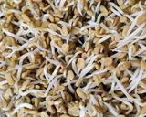 A picture of step 4 of Methi Sprouts Usal.