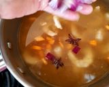 A picture of step 3 of My king Prawn &Mixed Fish Soup with Miso soup a Base. 😉.