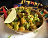 A picture of step 4 of Baby Marrow Curry (South Indian Style).