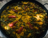 Foto del paso 20 de la receta: Paella de La Safor, (con albóndigas) hecha con leña...🔥